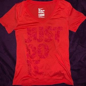Nike V Neck Tee Shirt